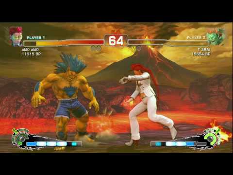 SSF4: aki0 (Viper) VS T SRAI (Blanka)