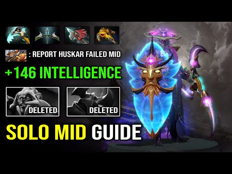 TANK SLAYER!! +146 Perma INT Silencer 100% Insane Hit Like a Truck EZ Deleted Huskar Dota 2