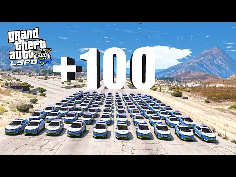 PIDO MÁS de 100 PATRULLAS de REFUERZOS | (LSPDFR #1047)