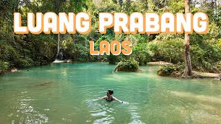 LUANG PRABANG, LAOS 🇱🇦 Kuang Si Waterfall, smoothie bowls, gelato, and storms