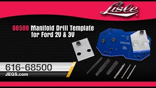 Exhaust Manifold Drill Template Kit for Ford Triton Engines - video thumbnail 4
