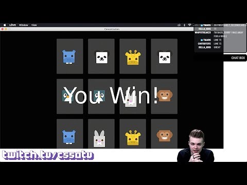 MEMORY CARD GAME FROM SCRATCH - CS50 on Twitch, EP. 5