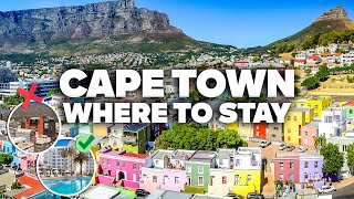 WHERE TO STAY IN CAPE TOWN! Best Areas and Budget Hotels!