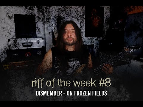 Michal Grall - Riff Of The Week #8 - Dismember - On Frozen Fields (Swedish Death Metal Guitar Cover)