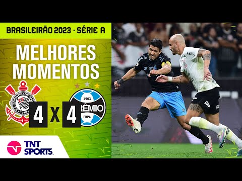 PLACAR BAILARINO! JOGO MAIS MALUCO DO ANO COM VIRADAS E GOLS RELÂMPAGOS | CORINTHIANS 4X4 GRÊMIO
