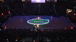 Florida Basketball - Pregame Court Projection