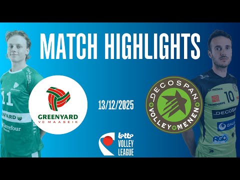 GAME HIGHLIGHTS: Vc Greenyard Maaseik vs Decospan Volley Team Menen (14-12-2025)