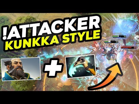 !Attacker Creating a New Meta with Kunkka?! Hex Item Build for FULL Disable Combo - Dota 2