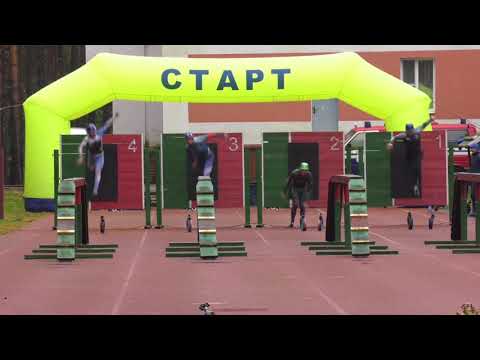 Чэмпіянат Беларусі па пажарна-выратавальным спорце. Дзень першы. видео