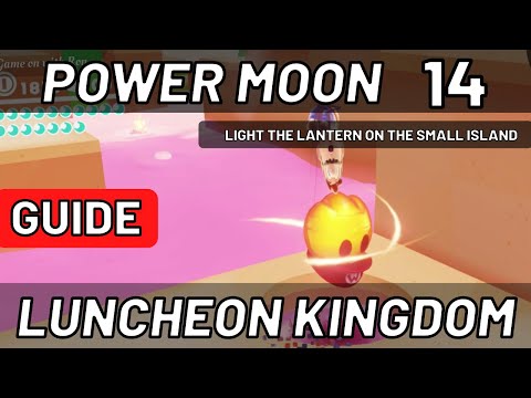 Super Mario Odyssey - Power Moon #14 Light the Lantern on the Small Island  Luncheon Kingdom