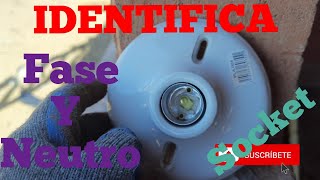IDENTIFICA  EN DONDE  VAN LOS CABLES EN UNA ROSETA O SOCKET...