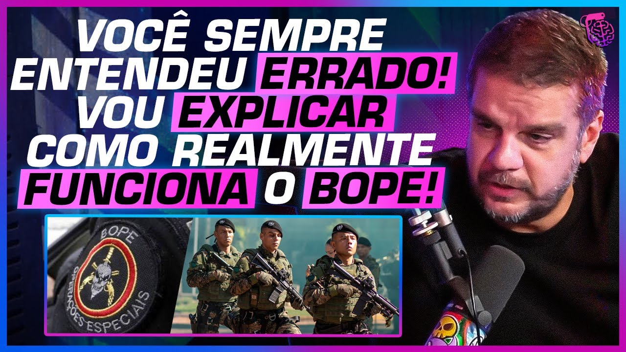CAPITÃO EXPLICA a DIFICULDADE do BOPE no RIO de JANEIRO - RODRIGO PIMENTEL