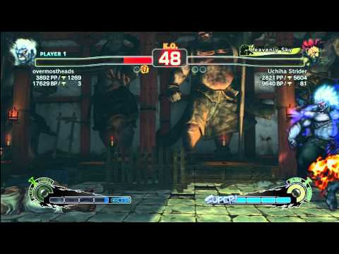 [Oni] overmostheads vs Uchiha Strider [Akuma] SSF4 Arcade Edition