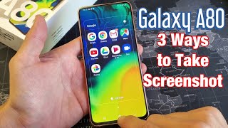 Galaxy A80: How to Take Screenshot (3 Ways) + Tips
