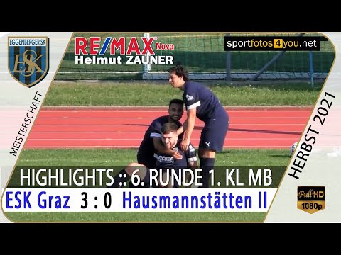 🔵 6. Runde 1. Kl. Mitte B ⚽️ ESK Graz 🆚 SV Hausmannstätten II ⚽️ vom 11.9.2021