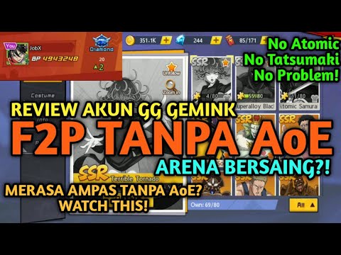 F2P Tanpa AoE Bisa Bersaing? Character non-AoE Wajib Build! MYOPMReview#20 || OPM: THE STRONGEST