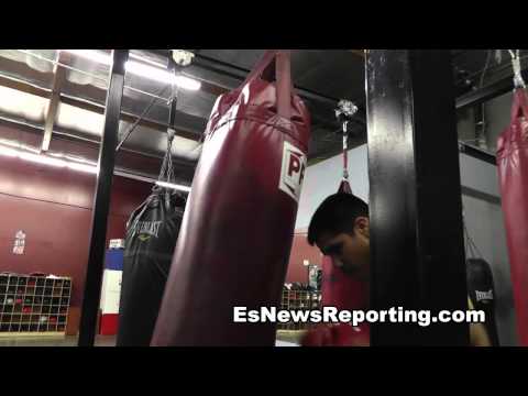 jesus cuellar working out - EsNews Boxing