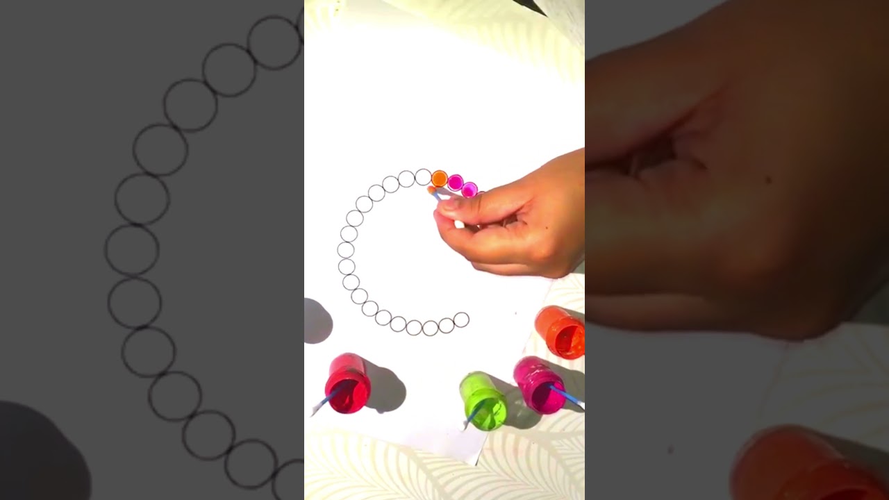 q-Tip Painting  Free Printable visit theprolerner.com #convert #q #freeprintables #qtips