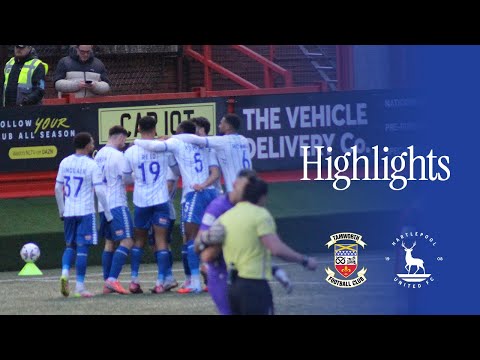 Highlights | Tamworth 1-1 Hartlepool United