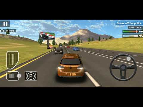 Police chases me in crime car driver