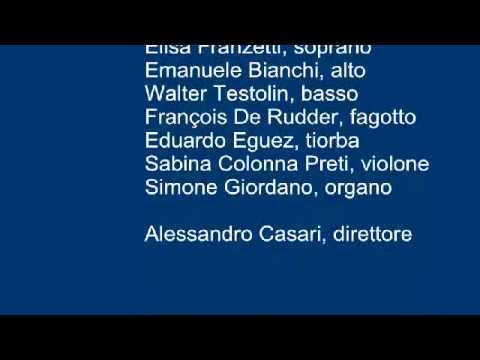 Benedetto Vinaccesi aure dulces 1666 1719 Gli Erranti ( A. Casari 2001)