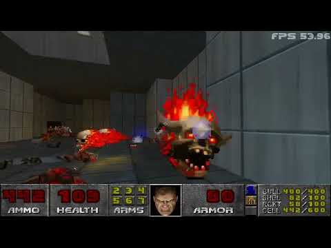 Doomity (Doom+Unity) Gameplay: Refueling Base (Doom II)