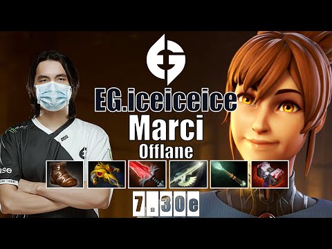 Marci Offlane | EG.iceiceice | SUPER BROKEN MARCI OFFLANE BUILD | 7.30e Gameplay Highlights