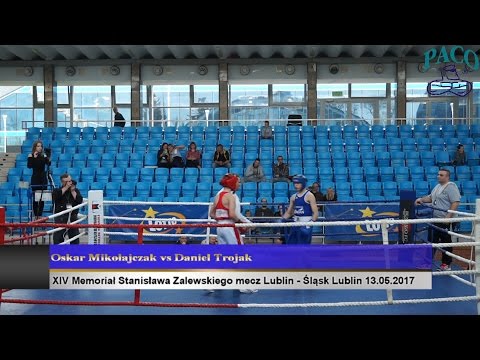 XIV Memoriał Stanisława Zalewskiego mecz Oskar Mikolajczak vs Daniel Trojak Lublin 13 05 2017 ok