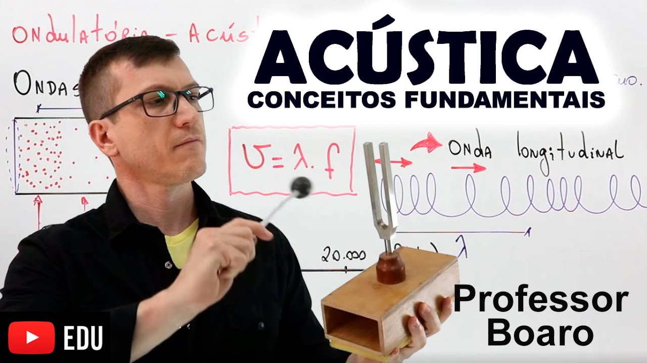 ACÚSTICA - CONCEITOS FUNDAMENTAIS - ONDULATÓRIA - AULA 9 - Professor Boaro