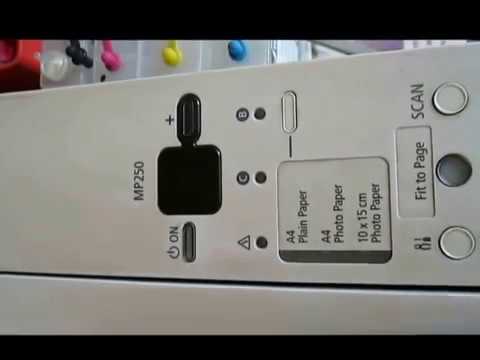 Canon MP250 сброс счётчика отработки