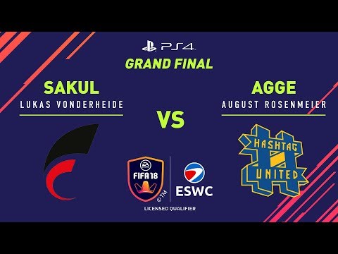 ESWC Fifa18 Paris Global Series Qualifier - PS4 - Sakul vs Agge - Grand Final