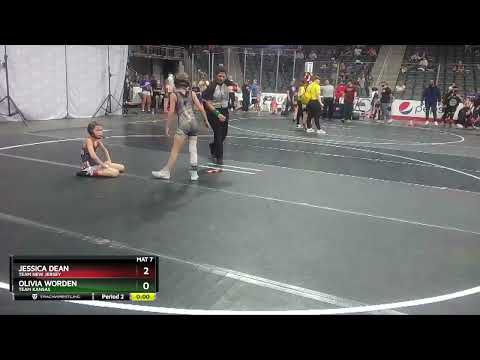 65 Lbs Cons. Round 2 - Olivia Worden, Team Kansas Vs Jessica Dean, Team New Jersey C15d