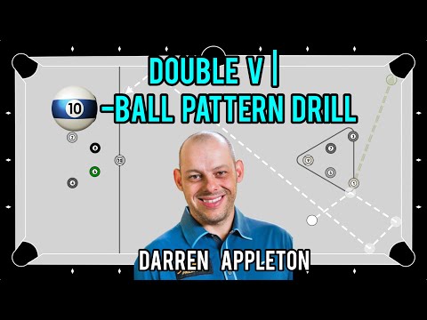 Double V | 10-ball pattern drill ALL LEVELS | Darren Appleton