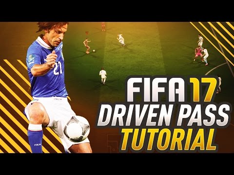 FIFA 17 PASSING TUTORIAL! THE DRIVEN PASS: SCORE MORE GOALS, INCREASE POSSESSION, & BETTER BUILD UP!