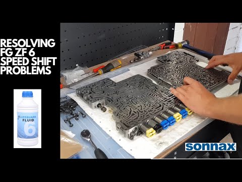 FG Falcon 6 Speed Shifting Issue Repair Guide. zfhp26 sonnax zip kit install, solenoids and seals