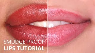 &quot;Perfect Smudge-proof&quot; Permanent Makeup lips TUTORIAL