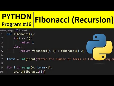 Fibonacci Series Using Recursion In Python