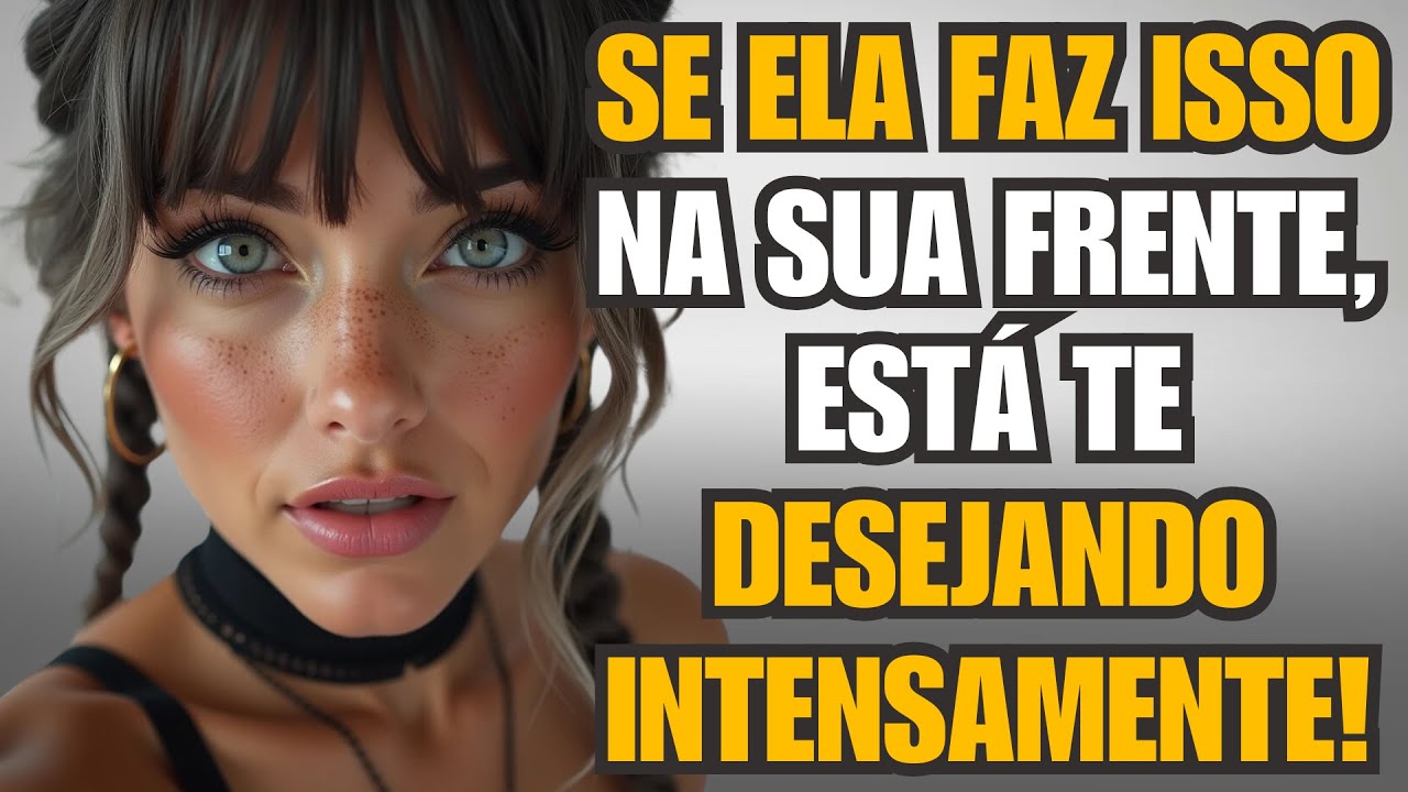 Uma Mulher Profundamente ATRAÍDA por Você SEMPRE Faz Isso na Sua Frente || Psicologia Feminina