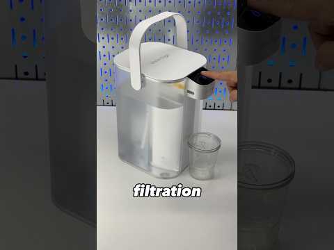 Rechargeable countertop water filtration system from #waterdrop