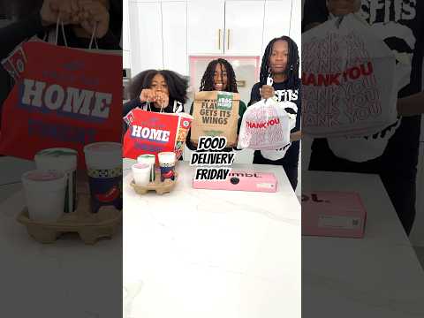 Food Delivery Friday 🍔🍗🍟