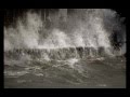 Wickford RI Tide Crashing Into Backyard Retaining Wall HD