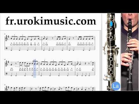 Comment Jouer de la Clarinette Marshmello ft. Bastille - Happier Tab Tablature um-i829