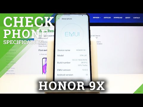 How to Locate Phone Specs in Honor 9X - Check Device Info