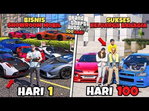 100 Hari di GTA 5 Dari Bisnis Showroom Mobil Mewah Sampai Sukses Punya Keluarga Bahagia - GTA 5 MOD