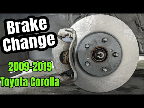 Brake Change Tutorial on 2009 - 2019 Toyota Corolla | Rotors and Pads