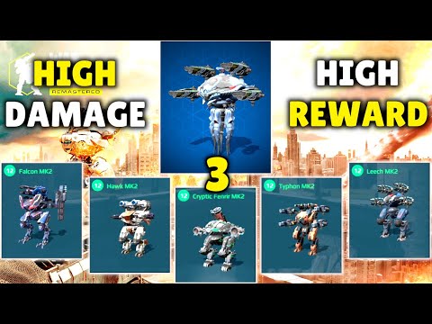HIGH DAMAGE HIGH REWARD #3 Pure DMG Hangar! - War Robots MK2 Gameplay WR