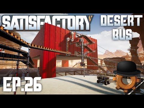 Kick-Starting A Dead Factory | Satisfactory Desert Bus Ep#26