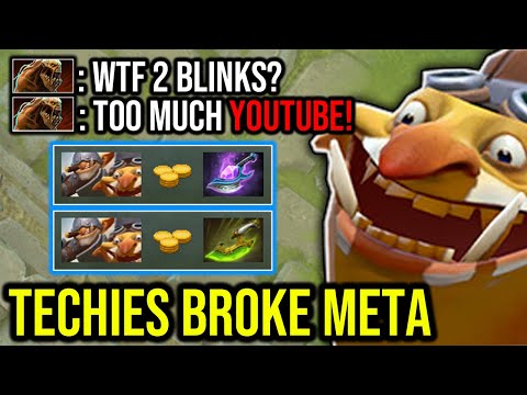 SORRY VALVE for Broke the Techies Meta -- WTF 2 Blinks Strats First Time in History!!