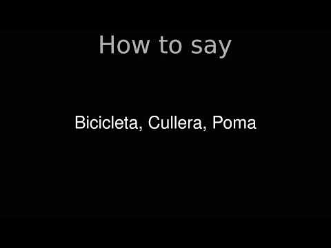 How to Pronounce correctly Bicicleta, Cullera, Poma (Movie)