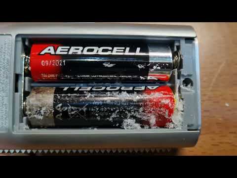 Batterien mal wieder ausgelaufen 😡